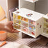 9 Mini Drawer Sticker Storage Organizer, Desk Craft Organizer with Drawers, Small Desktop Drawer Storage Organizer Removable, Plastic Organizer Bo...