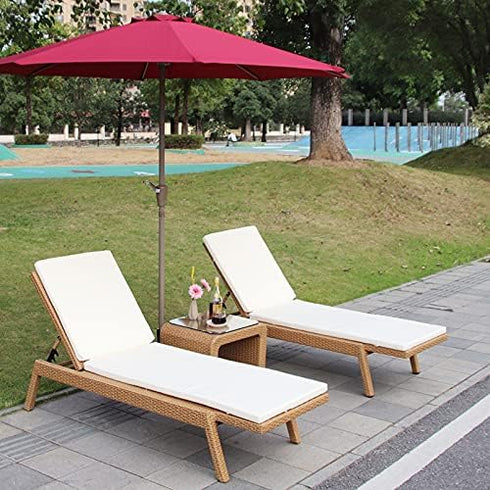 SUQ I OME Multi Position Adjustment Brackets for Chaise Lounge Reclining Brace Heavy Duty Screwed or Riveted Joint Girder Convertible Outdoor Pati...