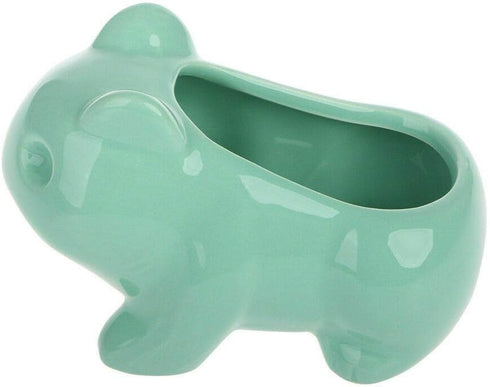 Ceramic frog Planter Pot Succulent Flowerpot Home Office Decorative DIY Painting Art Vase Ceramic succulent Planter Plants Flower Pot with Hole Ho...