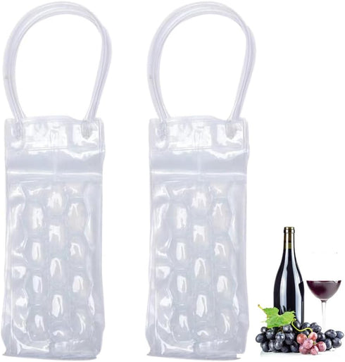 Wine Cooler Bottle Bag, Wine Chiller Bag, Rapid Ice Wine Cooler Plastic Beer Bag Outdoor...