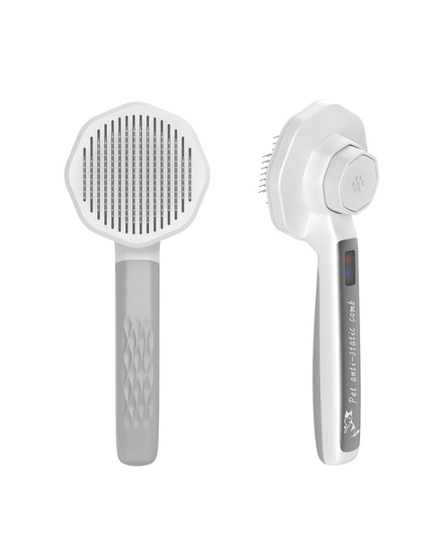 Eliminate Static Electricity Pet Grooming Brush,Self Cleaning Slicker Brush,Pet hair removal brush, Shedding Antistatic Brush for Dogs Cats Rabbit...