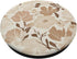 Minimalist Floral Line Art Boho Aesthetic Light Brown Cream PopSockets Standard PopGrip...