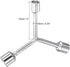 uxcell Y Type 3 Way Hex Socket Wrench, 13mm 16mm 18mm Combination Repair Spanner Tool, 3-inch...