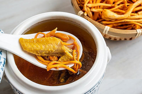 QIANPINHUI Cordyceps Flower, Cordyceps Dried Flowers Helps Reduce Fatigue,Increase Energy and Reduce Inflamation for Soup/Cooking/Cooling/Tea Maki...