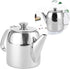 Coffee Pot Teapot Stainless Steel Tea Kettle Cold Short Spout Pour Over for Home Kitchen Hotel Restaurant(32oz)...