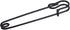 50 Pcs Safety Pins Heavy Duty Large Safety Pins Steel (Black)...
