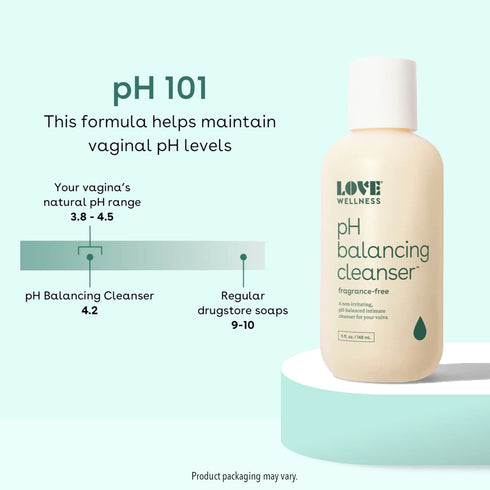 Love Wellness Feminine Wash for Women, pH Balancing Cleanser | Fragrance-Free | Vaginal Soap for Balanced pH, Intimate Health & Hygiene | Non-Irri...