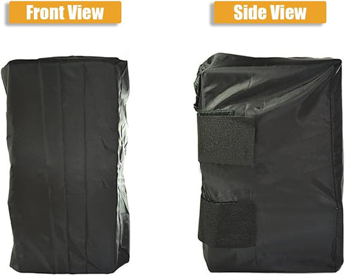 Outdoor Speaker Cover 2 Pack Bags Waterproof Wall Mounted Speaker Protection with Windproof Elastic Cord...