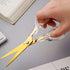 Gold Scissors 6.3 ", Craft Scissors with Stainless Steel Blade with Acrylic Clear Handle, All Purpose Office Scissors for Teachers, Cutting Shears...
