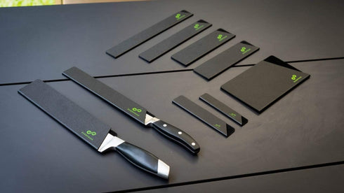 EVERPRIDE 9-Piece Knife Guard Set, Universal Blade Cover Sheaths for Chef and Kitchen Knives Durable Knife Edge Guards Include Multiple Sizes to P...