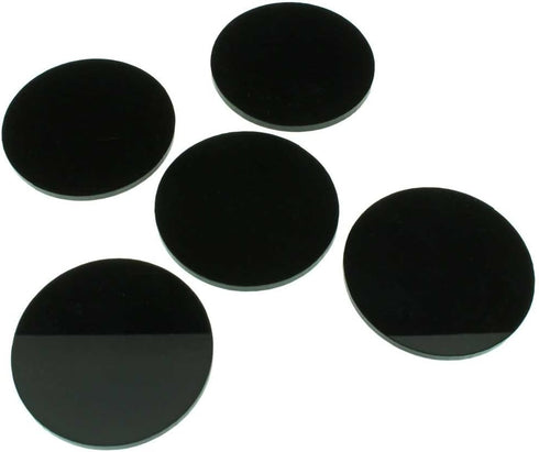 LITKO Model Display Base | 2 Inch Circular | 2 Inch Round | 51mm | 5 Pack | RPG Large Figure Size...