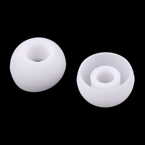 uxcell Silicone Replacement Earbud Tips, 50 Pcs 4mm Inner Hole Ear Bud Tip Noise Isolation Cap Replacement Cover for Most in Ear Earphone Headphon...