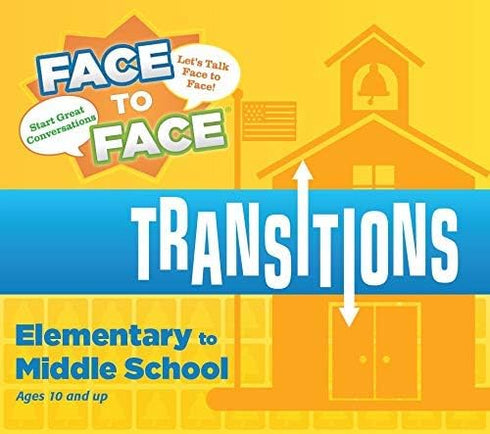 Face to Face Transitions Kids Card Game (Elementary to Middle School Edition) – Communication Development for Important Life Transitions, Ages 10 ...
