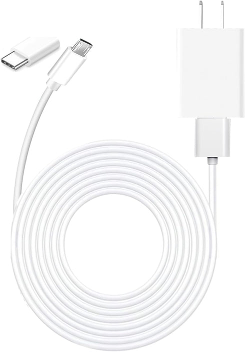 10ft Power Adapter Plug 9V Charger for Arlo Pro and Arlo Pro 2, Q,GO 1, Arlo Essential Spotlight/XL/XL 2nd Gen/Essential 2nd Generation,Blink Outd...