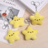 2 Pcs Yellow Plush Star Car Keychain Backpack Accessories Doll Pendant Heart Healing in Addition to Serving as a Keychain Women's Keyrings and Key...