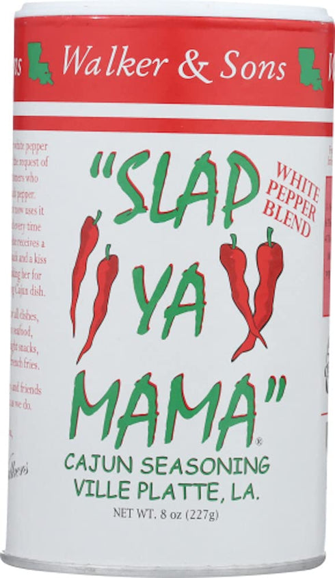 Walker & Sons Slap Ya Mama Cajun Seasoning Bundle - 3 Items (Original, Hot and White Pepper Blend) by Slap Ya Mama...