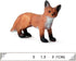 Toddmomy Fox Toy Figurine 3Pcs Animal Toys Plastic Fox Toys Wild Animal Figure Jungle Animal Fox Playset Cake Topper Fox Party Favors Educational ...