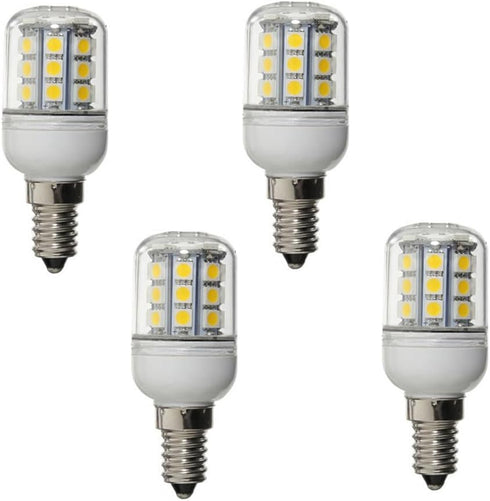 2X E14 LED 3W Equivalent 30W Incandescent Lights Bulb, DC 12V-24V Corn led Lights Bulb Warm White 3000K 30 SMD 5050...