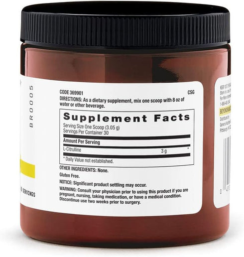 BEYOND RAW Chemistry Labs L-Citrulline Powder | Supports Peak Performance | 30 Servings...