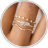 Stackable Gold Rings for Women Dainty Gold Stacking Cubic Zirconia Thumb Ring Set Trendy Statement Promise Wedding Bands Engagement Rings 6 7 8 9 ...