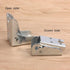 90°Self-Locking Hinge Leg Accessories, Brackets for Folding Table Legs, Kitchen Folding Table, Supporting Sofa Folding Foot, Invisible Foot, Furni...
