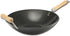 JOYCE CHEN Classic Series 14-Inch Carbon Steel Nonstick Wok with Birch Handles...