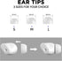Beats Studio Buds/Studio Buds Plus Case Cover Clear 2021/2023 with Key Fob and Earbud Cleaning Kit, Secure Lock Protective Case Cover for New Beat...
