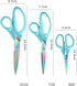 Craft Scissors Sharp Blades Fabric Scissors Rubber Soft Grip Handle Multipurpose Scissors Suitable for Sewing/Arts/Crafts/Office/School and Home (...