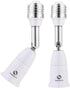 RONG&LAN E26/E27 Light Socket Extender?180 Degree Bendable, Extension Socket Extender Adapter, E26/E27 to E26/E27 Adjustable Extension, Flexible M...