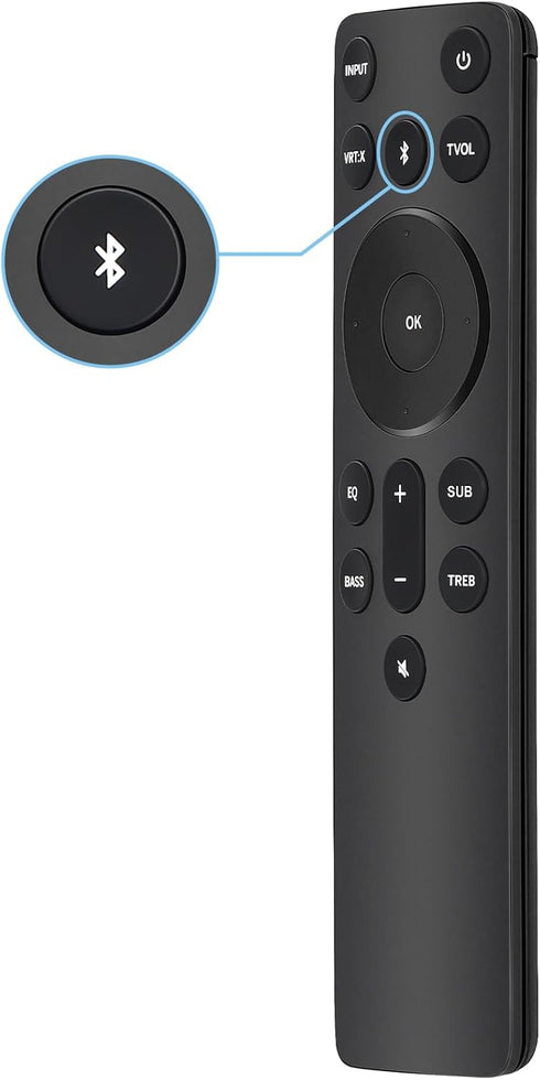 Gvirtue New Replacement-Remote for Vizio-Soundbar-Remote, Remote for Vizio 5.1/2.1 Home Theater Sound Bar?for Vizio M/V/P Series Home Audio Sound ...