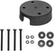 ARKON Mounts SPAMPSCBL Round Mounting Spacer Plate for Cord and Cable Management - 4-Hole AMPS Compatible...