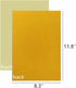 Mesheshe 10PCS Self Adhesive Fabric, DIY Peel and Stick Fabric for Art & Crafts, Drawer/Jewelry Box Felt Liner, A4 Size (8.3" x 11.8", Yellow)...