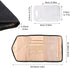 Jewelry Travel Organizer Roll with Multiple Compartments and Pockets Foldable Jewelry Storage Roll for Earrings, Necklaces, Rings, Bracelets, Broo...