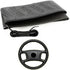 Generic Black Lace-On Steering Wheel Cover Grip Classic Stretch Accessory Auto Vehicle...