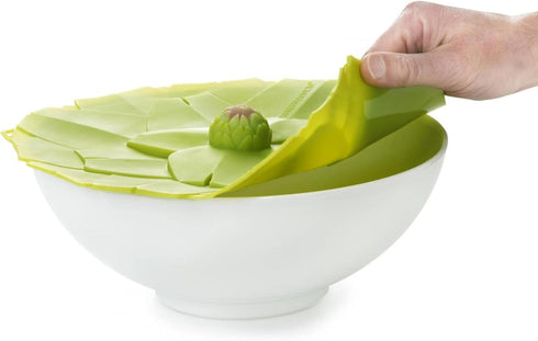 Charles Viancin - Artichoke Silicone Lid for Food Storage and Cooking - 11''/28cm - Airtight Seal on Any Smooth Rim Surface - BPA-Free - Oven, Mic...