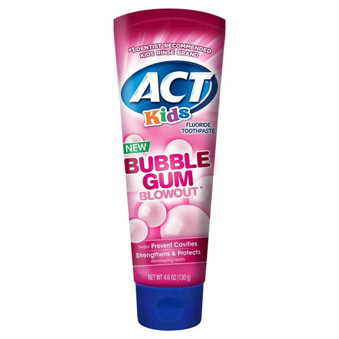 ACT Kids Bubblegum Blowout Toothpaste 4.6 ounce (Pack of 3)...