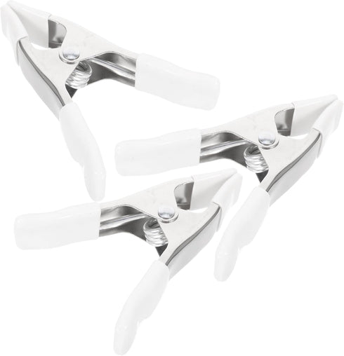 Gadpiparty Heavy-Duty Metal Clamps with Rubber Tips for Home Improvement - Woodworking - Camping - and Dress Photography Projects Set of 3...