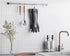 HOMSSEM Dishwashing Gloves with Hanging Hooks 2Pairs of Dish Gloves Latex Navy, Gray Rubber Gloves for Cleaning...