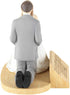 Dicksons Hear Our Prayer Kneeling Bride & Groom 5 x 5.5 Resin Stone Tabletop Figurine...