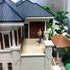 10 Pcs Miniature Roof Tiles Model Tiles for DIY Architecture Building Model Railway Fairy Garden Sand Table Scene Scenery (Gray)...