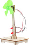 NUOBESTY Wooden Toys Car Tool Science Windmill Generator Kit Wind Generator DIY Green Alternative Energy Lab Mini Teaching Generator for Kids DIY ...