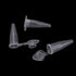 0.2ml Microcentrifuge Tubes with Snap Cap, Polypropylene Graduated, 1000 Pcs Sterilized Clear Plastic Small Vials with Caps for Sample Storage wit...