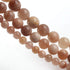 Yochus 8mm Sun-Stone Round Loose Beads Natural Stone Beads for Jewelry Making...