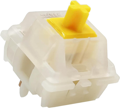 DRAOZA Gateron Milky Yellow Pro,5 Pin Switches pre lubed for MX Mechanical Gaming Keyboard?36pcs Milky Yellow?...