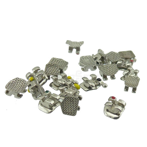 Dental Orthodontic Metal Brackets Braces Mini Roth/MBT (MBT 022 345 Hooks)...