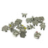 Dental Orthodontic Metal Brackets Braces Mini Roth/MBT (MBT 022 345 Hooks)...