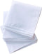 Solid White Cotton Pocket Square 3-Pk Set...