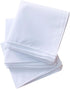 Solid White Cotton Pocket Square 3-Pk Set...