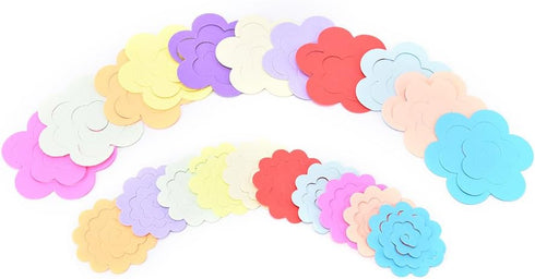 ODETOJOY Flower Quilling Paper Strips Craft Make Paper Flowers Kit for Scrapbooking (Rose Flower Paper)...