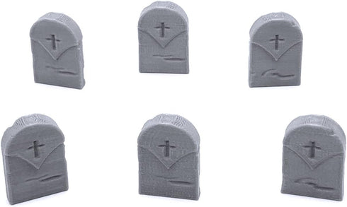 EnderToys Mausoleum Graveyard Scene, Terrain Scenery for Tabletop 28mm Miniatures Wargame, 3D Printed and Paintable...